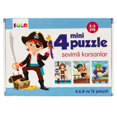 Eolo 4 Mini Puzzle - Sevimli Korsanlar