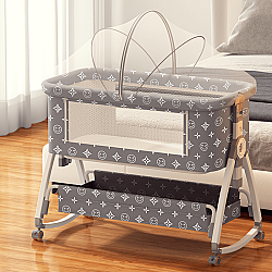 Evokids Luvi Anne Yanı Beşik | Sallanabilir 7 Parça Premium Set