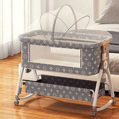 Evokids Luvi Anne Yanı Beşik | Sallanabilir 7 Parça Premium Set - 1