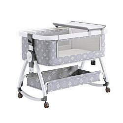 Evokids Luvi Anne Yanı Beşik | Sallanabilir 7 Parça Premium Set - 6