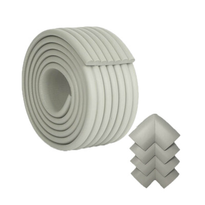 Evokids ( 2 Metre Çok Amaçlı Kenar + 4 Adet köşe ) Gri Çok Amaçlı Kauçuk Kenar Koruyucu - 1