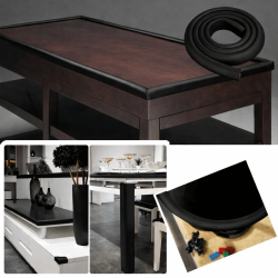 Evokids 3 Adet Kauçuk Kenar Koruyucu (6 Metre) - Siyah - 6