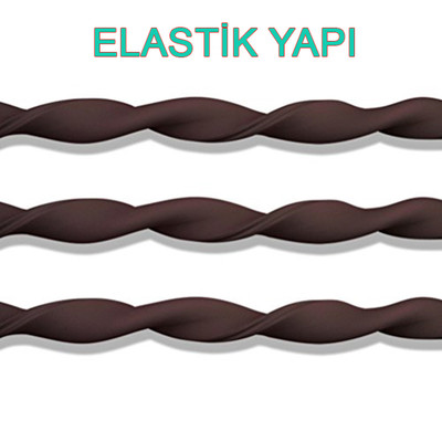 Evokids 3 Adet U Tip Kauçuk Kenar Koruyucu (6 Metre) - Kahve - 5
