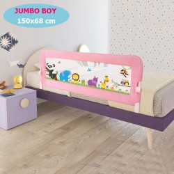 Evokids - Evokids Animals (150x68 cm) Jumbo Yatak Bariyeri - Pembe