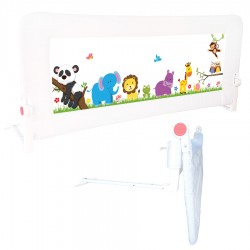 Evokids Animals (150x68 cm) Jumbo Yatak Bariyeri - Thumbnail