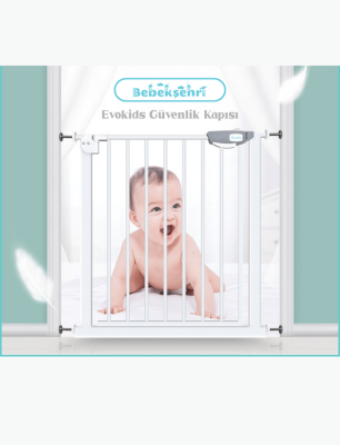 Evokids Çift Kilitli Çocuk Güvenlik Kapısı - 7