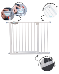 Evokids Çift Kilitli Çocuk Güvenlik Kapısı 95-104 CM Arası Kullanım - Evokids