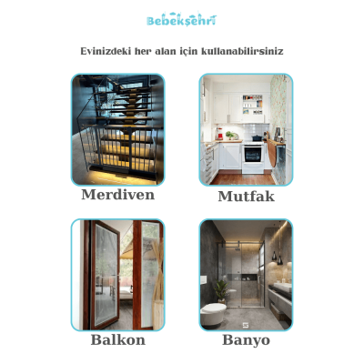 Evokids Ekstra Uzun Çocuk Güvenlik Kapısı - 14