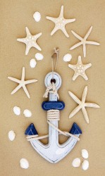 Evokids Deniz Yıldızı Desenli , Püsküllü Çocuk Halısı (120x180) - Thumbnail
