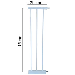 Evokids - Evokids Ekstra Uzun Çocuk Güvenlik Kapı - Uzatma Aparatı - 20 Cm