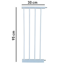 Evokids - Evokids Ekstra Uzun Çocuk Güvenlik Kapı - Uzatma Aparatı - 30 Cm