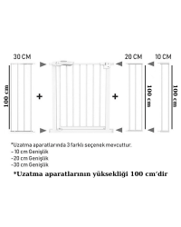 Evokids Ekstra Uzun Çocuk Güvenlik Kapı - Uzatma Aparatı - 10 Cm - 2