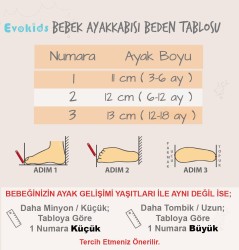 Evokids Hakiki Deri Balık Pulu Desenli Bebek Patiği - Thumbnail