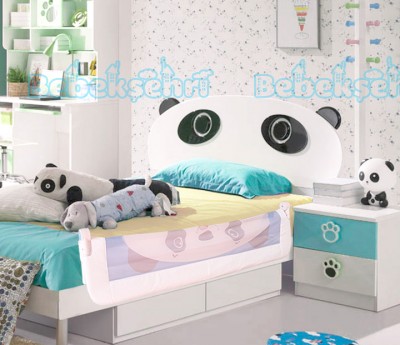 Evokids Panda Katlanabilir Çocuk Yatak Bariyeri - 140x52 cm