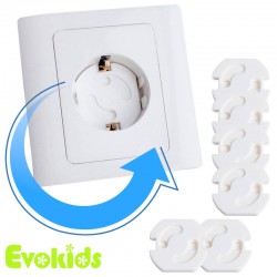 Evokids - Evokids Otomatik Kapanır Priz Koruyucu (6 Adet)