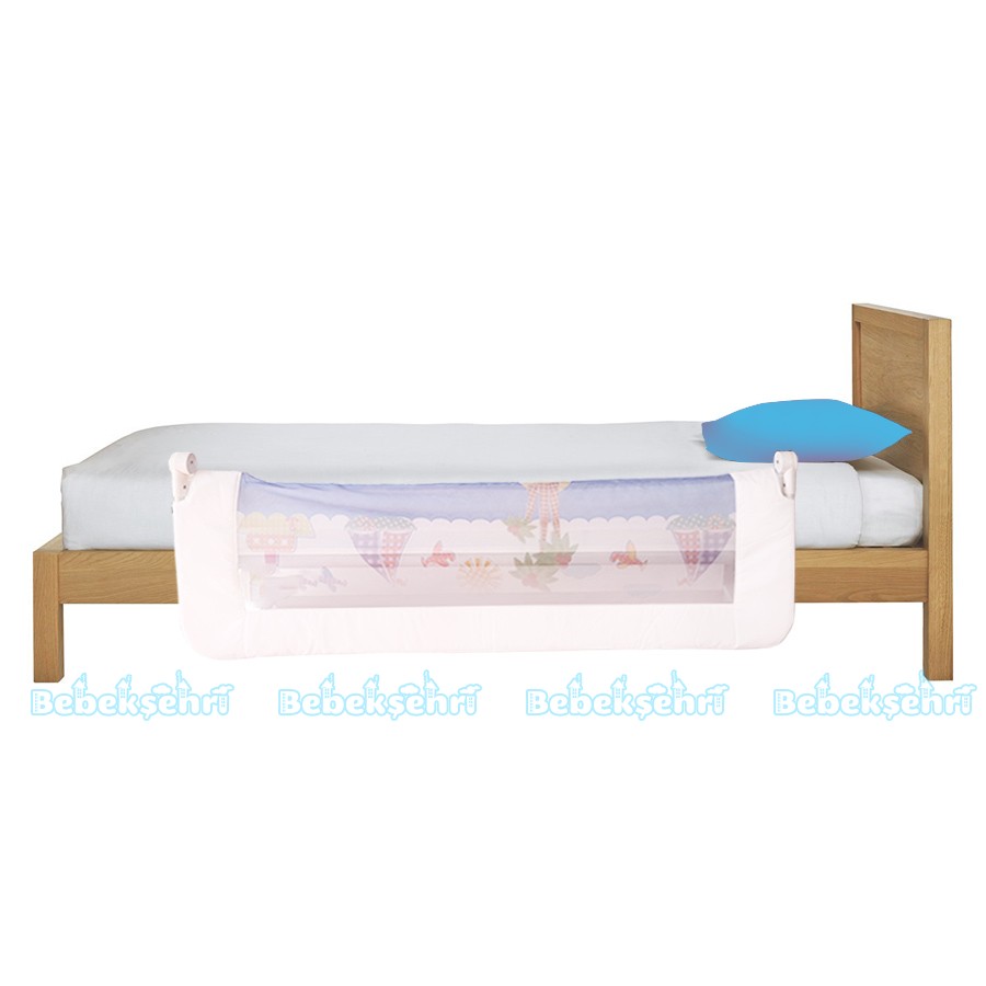 Katlanabilir Bebek Yatak Bariyeri Korkuluğu (140x52 cm) Bebek Yatak