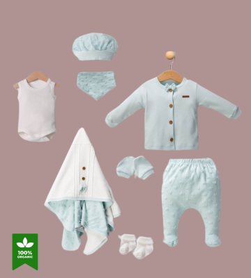Evokids Yıldızlı 8'li Yenidoğan Hastane Çıkışı Set - 2
