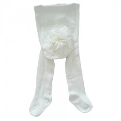 Mini Damla - Mini Damla Süslü Külotlu Bebek Çorabı