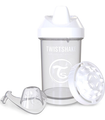 TwistShake Crawler Cup Suluk 300 ml Beyaz