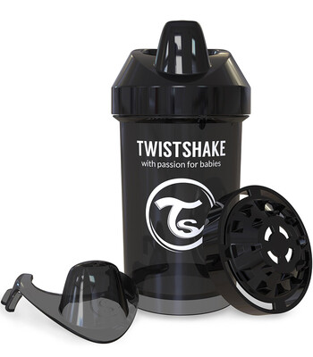 TwistShake Crawler Cup Suluk 300 ml Siyah