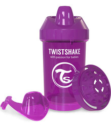 TwistShake Crawler Cup Suluk 300 ml Mor - Thumbnail