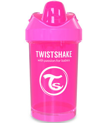 TwistShake Crawler Cup Suluk 300 ml Pembe - Thumbnail