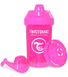 TwistShake Crawler Cup Suluk 300 ml Pembe - Thumbnail