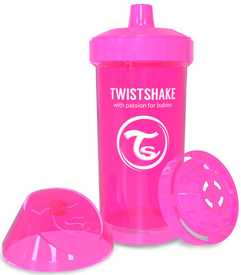 TwistShake Kid Cup Suluk 360 ml Pembe